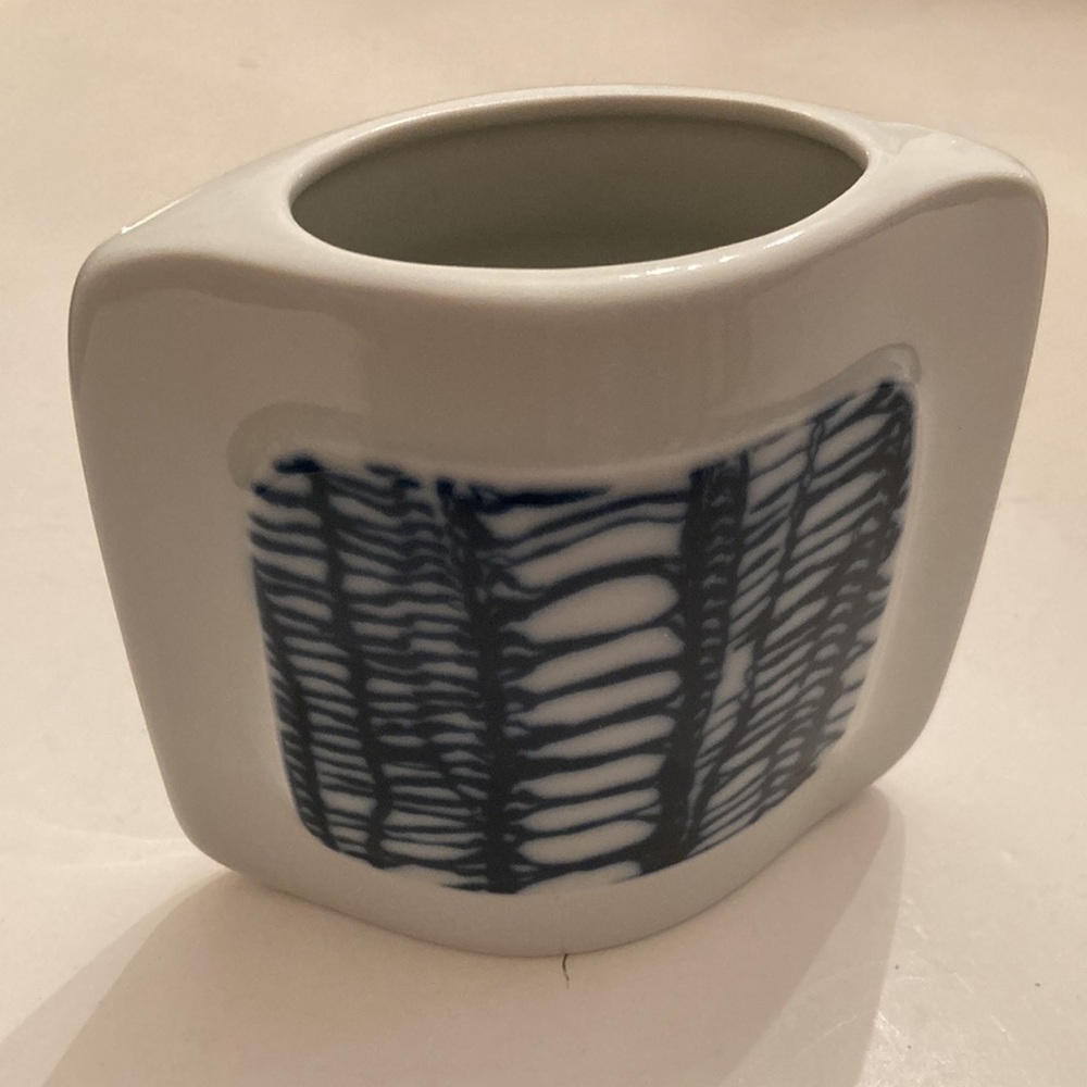 Copenhagen Denmark vase blue and white design